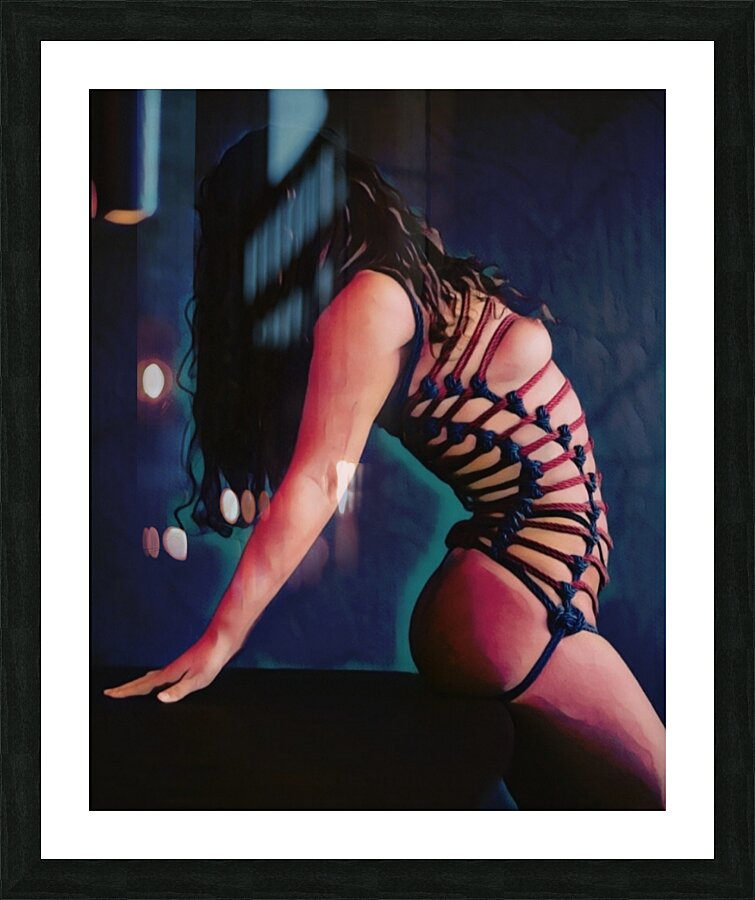 Bound Curves Picture Frame print