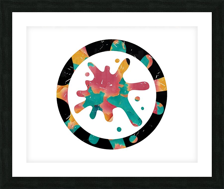 Splatter Picture Frame print