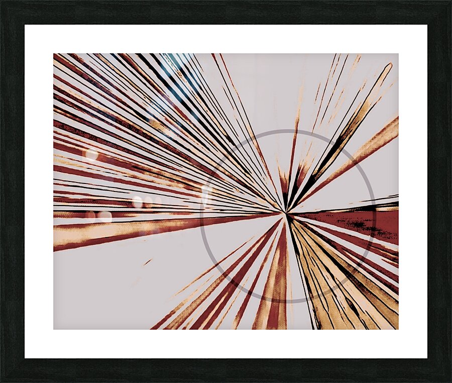 Threaded Point Picture Frame print