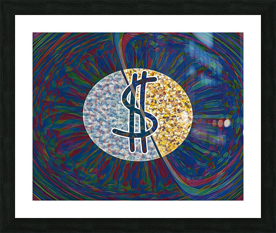 Currency Focus Picture Frame print