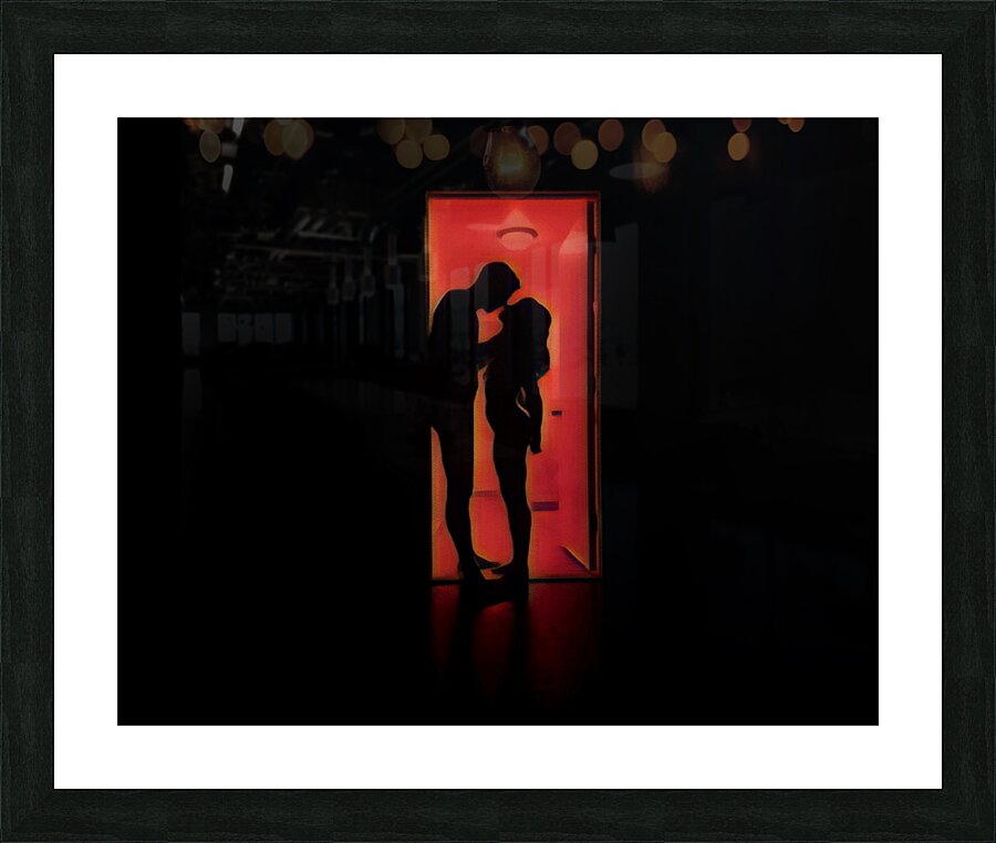 Acceptance Silhouette Picture Frame print