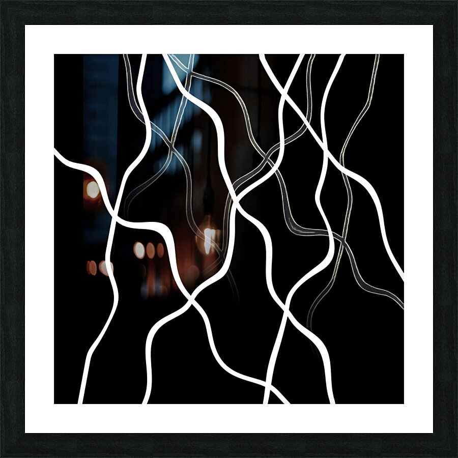 Cut Ties - Negative Picture Frame print