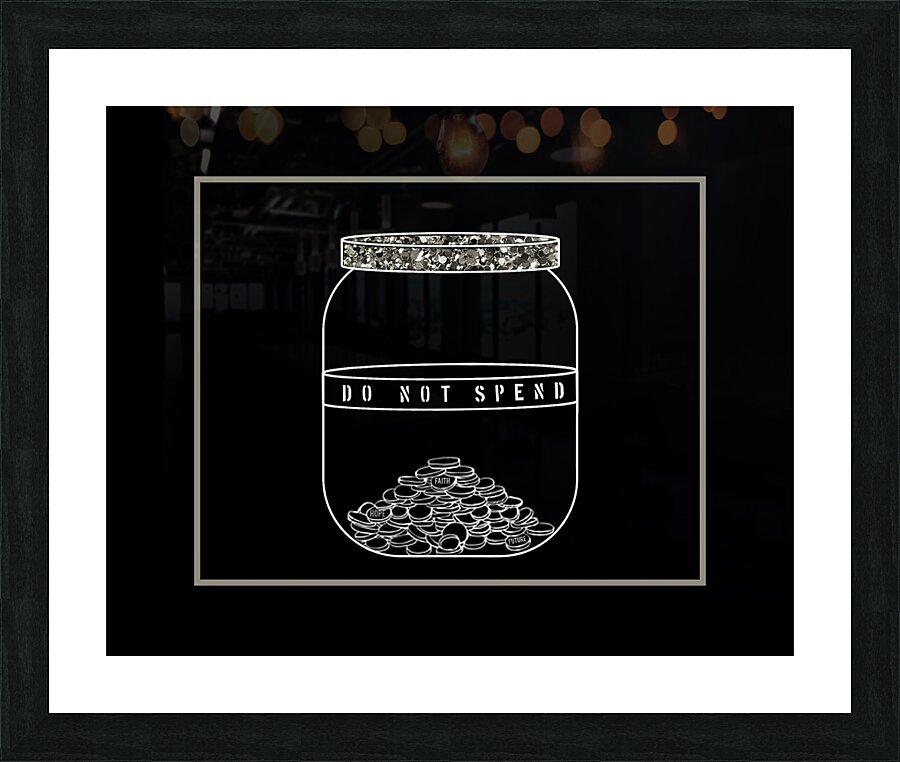 Sealed Jar Picture Frame print