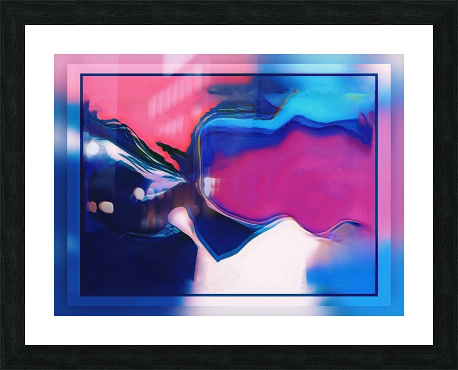 Splashed Frame Picture Frame print