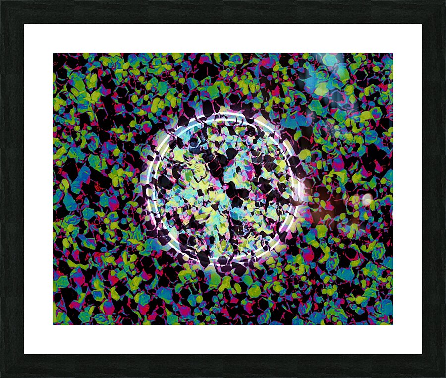 Neon Inner Light Picture Frame print