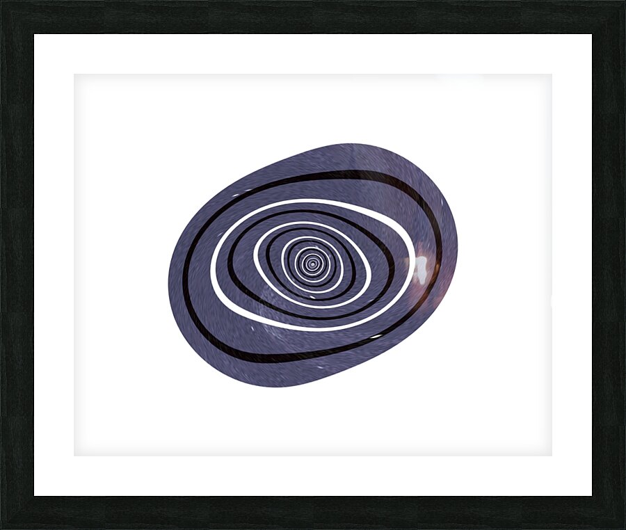 Overlapping Spiral Picture Frame print
