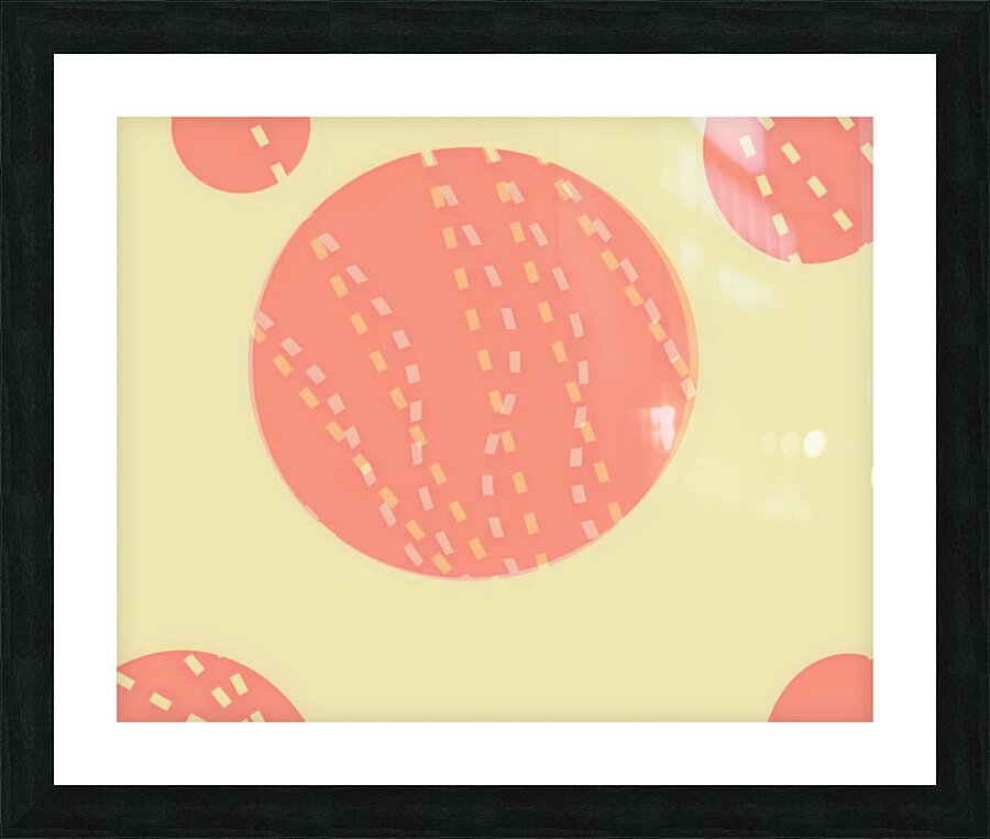 Peaches & Cream Picture Frame print