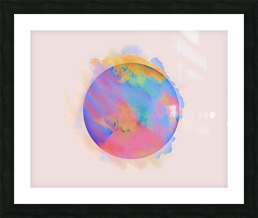 Haze Abstract Picture Frame print