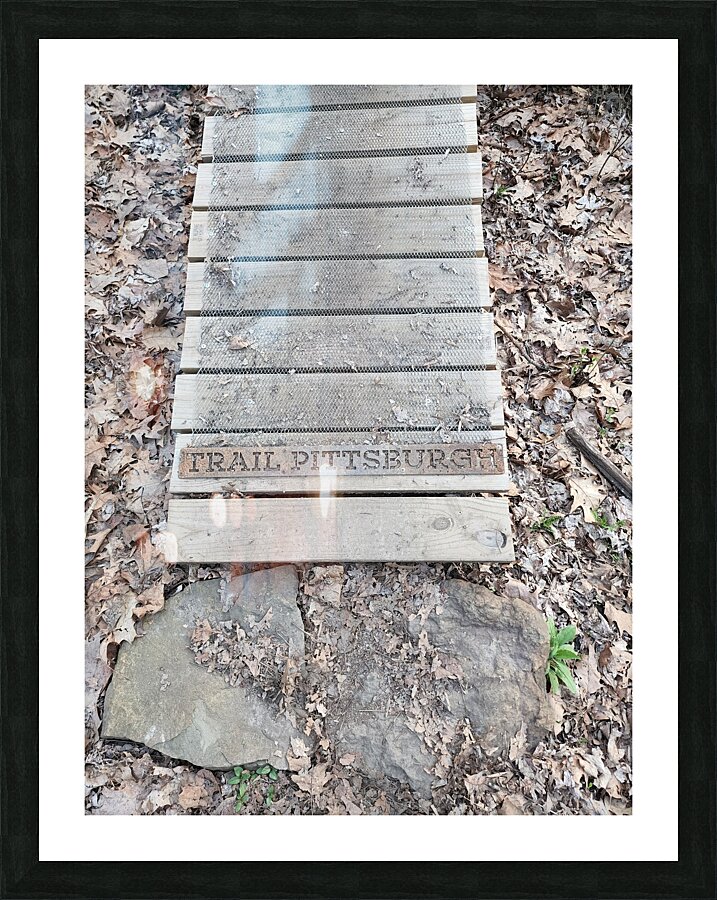 Bike Trail Picture Frame print