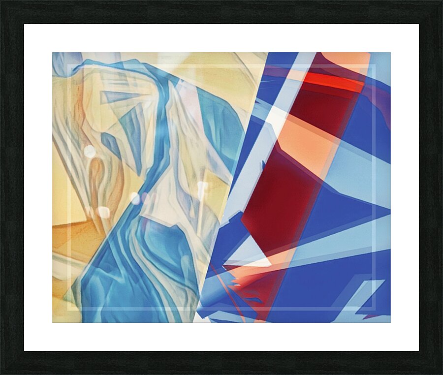 Split Design Picture Frame print