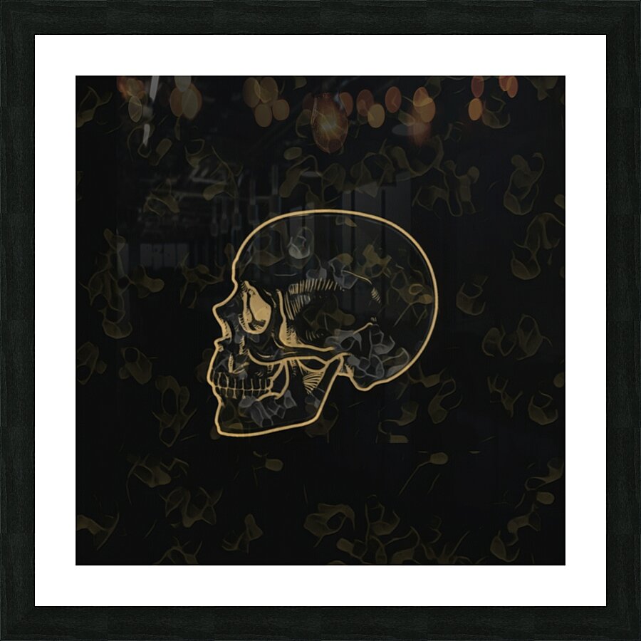 Aurum Cranium Picture Frame print