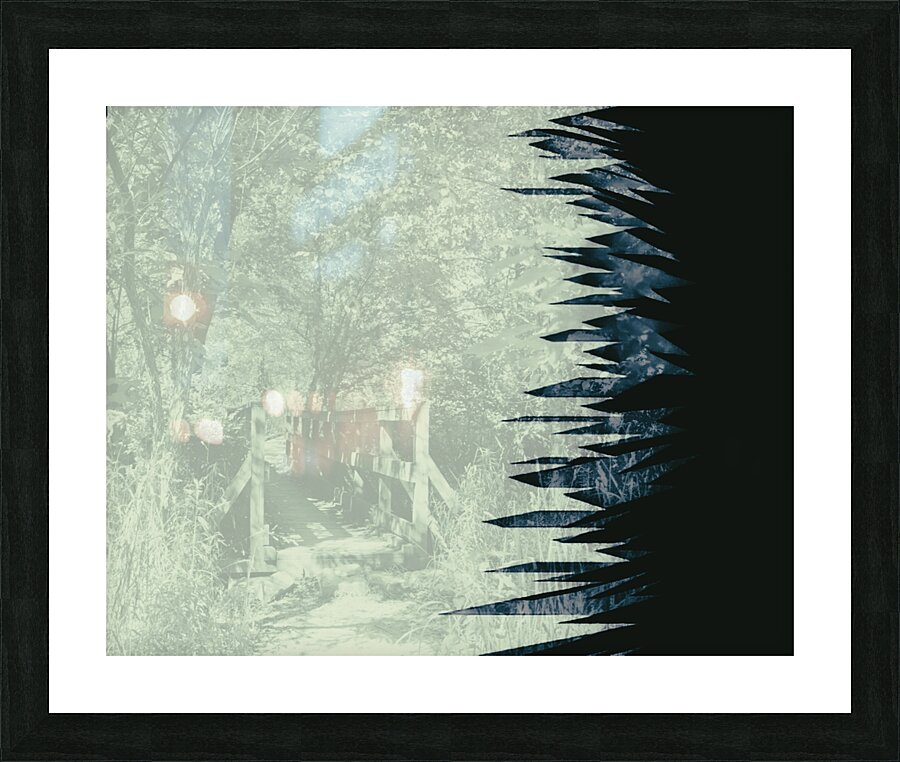 Jagged Edges Picture Frame print