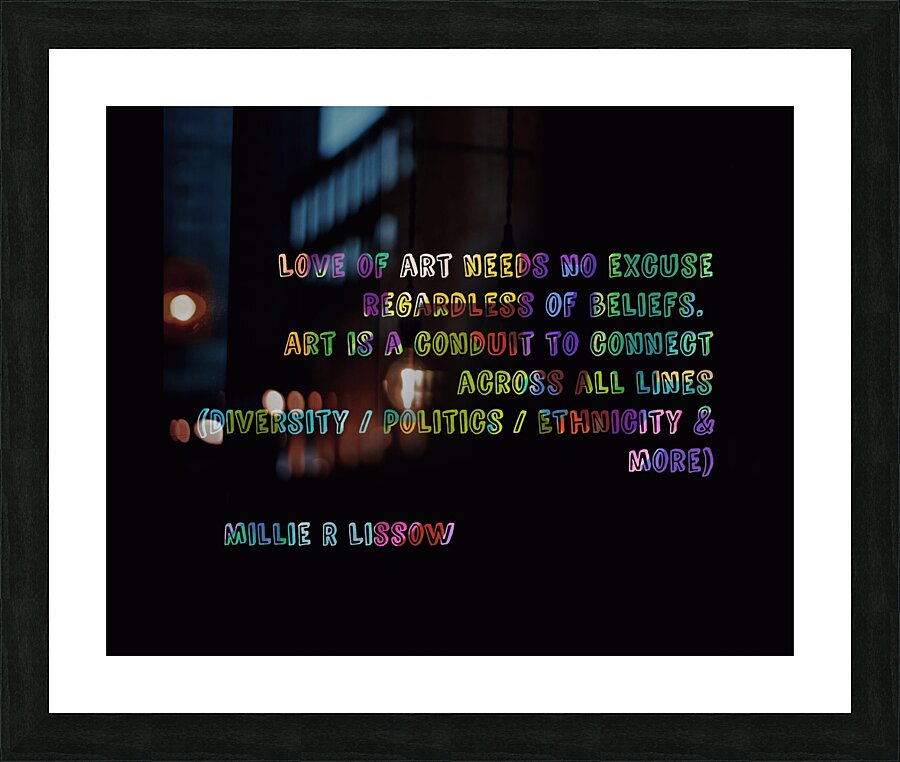 Love of Art Picture Frame print