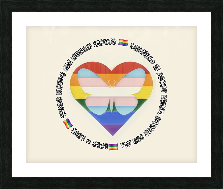 Prideful Expression - stretched Picture Frame print