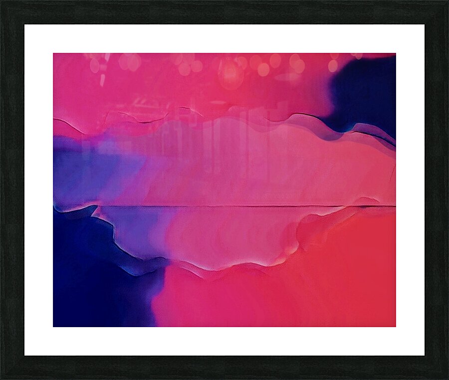 Fluid Harmony Picture Frame print