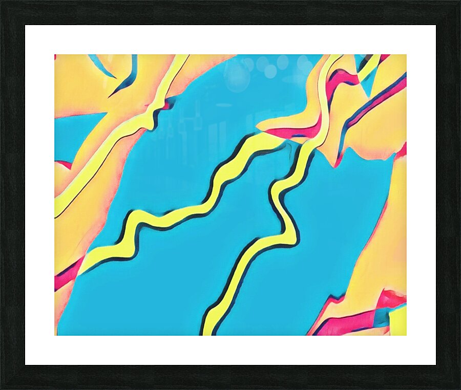 Electric Lines Impression et Cadre photo