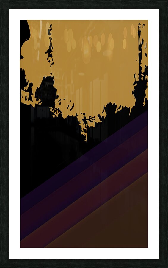 Shadowed Tension Picture Frame print