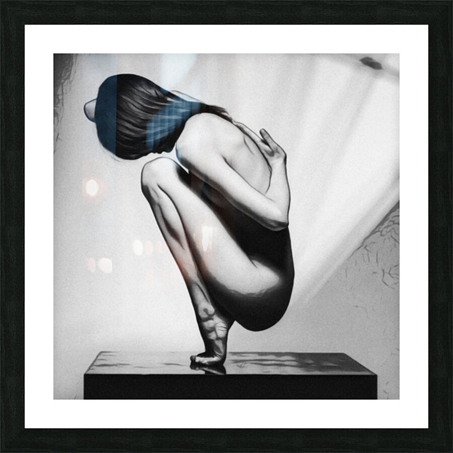 On Toes - Square Picture Frame print