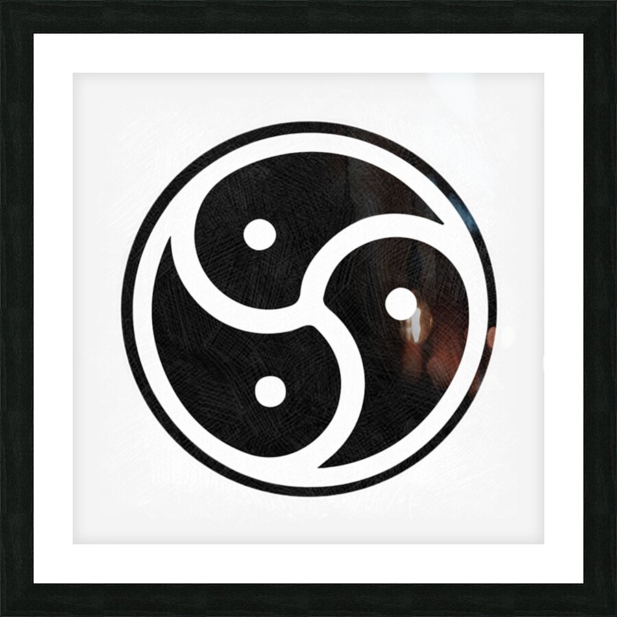 Triskelion - BDSM Picture Frame print