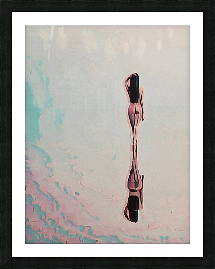 Transcendence Reflection Picture Frame print