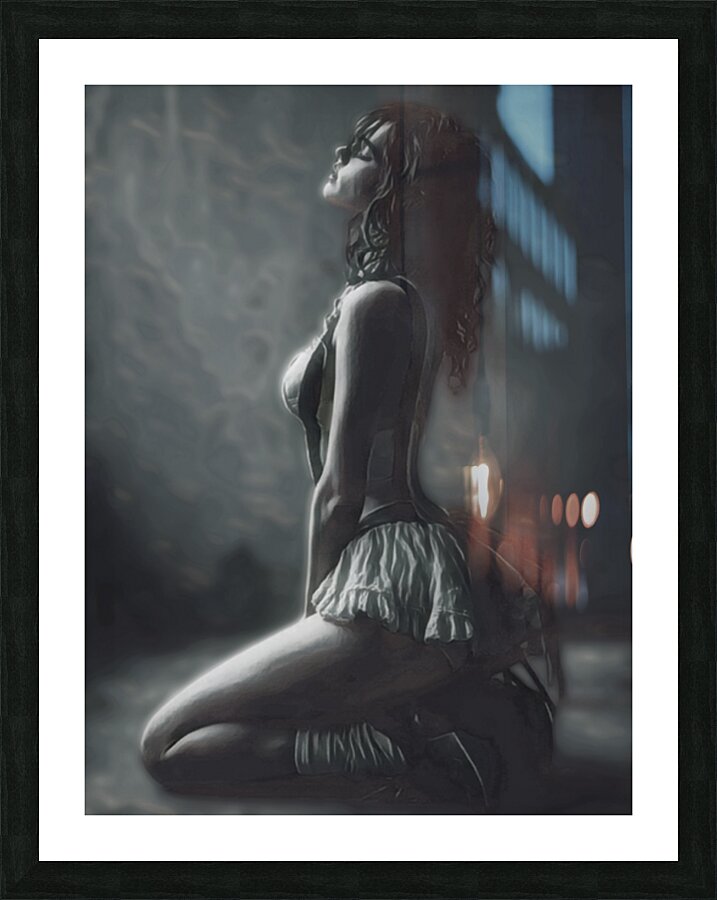 Arched Silence - B&W Picture Frame print