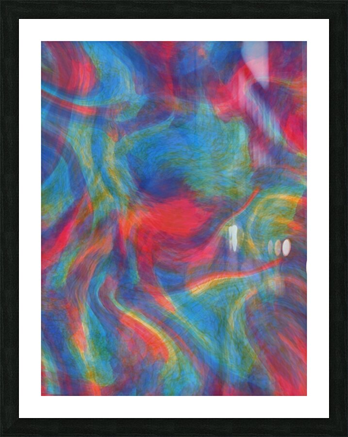 Twisted Color Picture Frame print