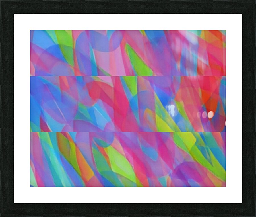 Color Stripes Picture Frame print