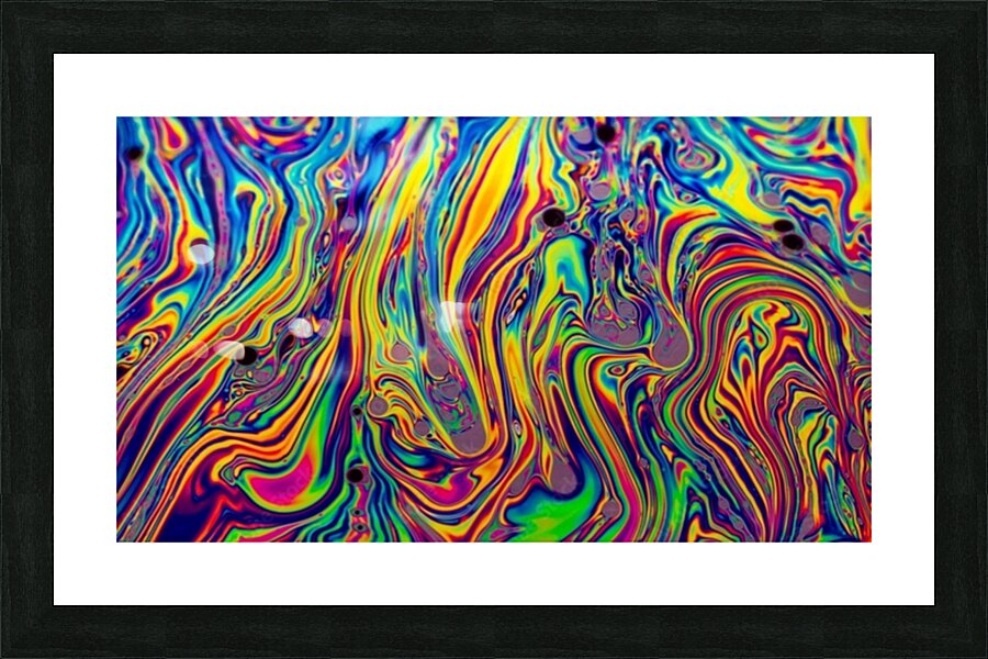Neon Dipped Picture Frame print
