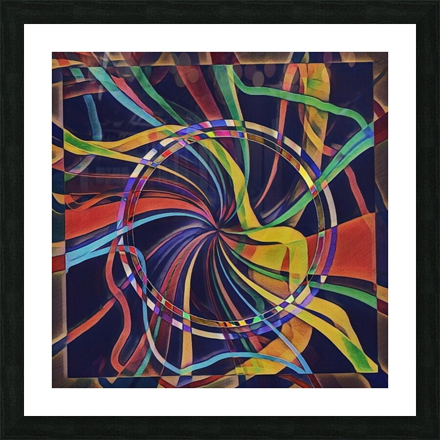 Tilted Picture Frame print