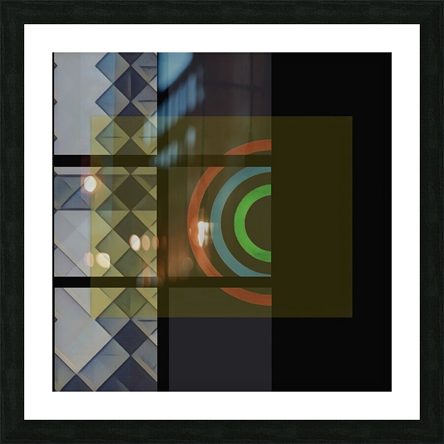 Displaced Harmonies Picture Frame print