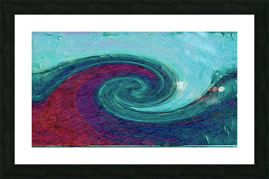 Stormborn Wave Picture Frame print