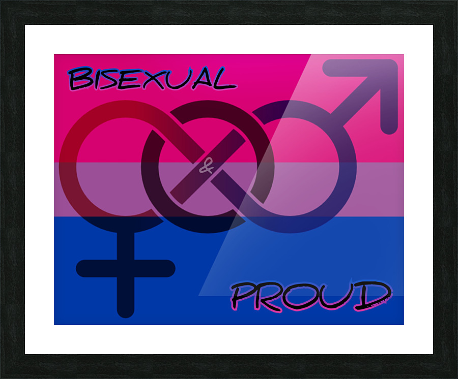 Bisexual Pride Picture Frame print