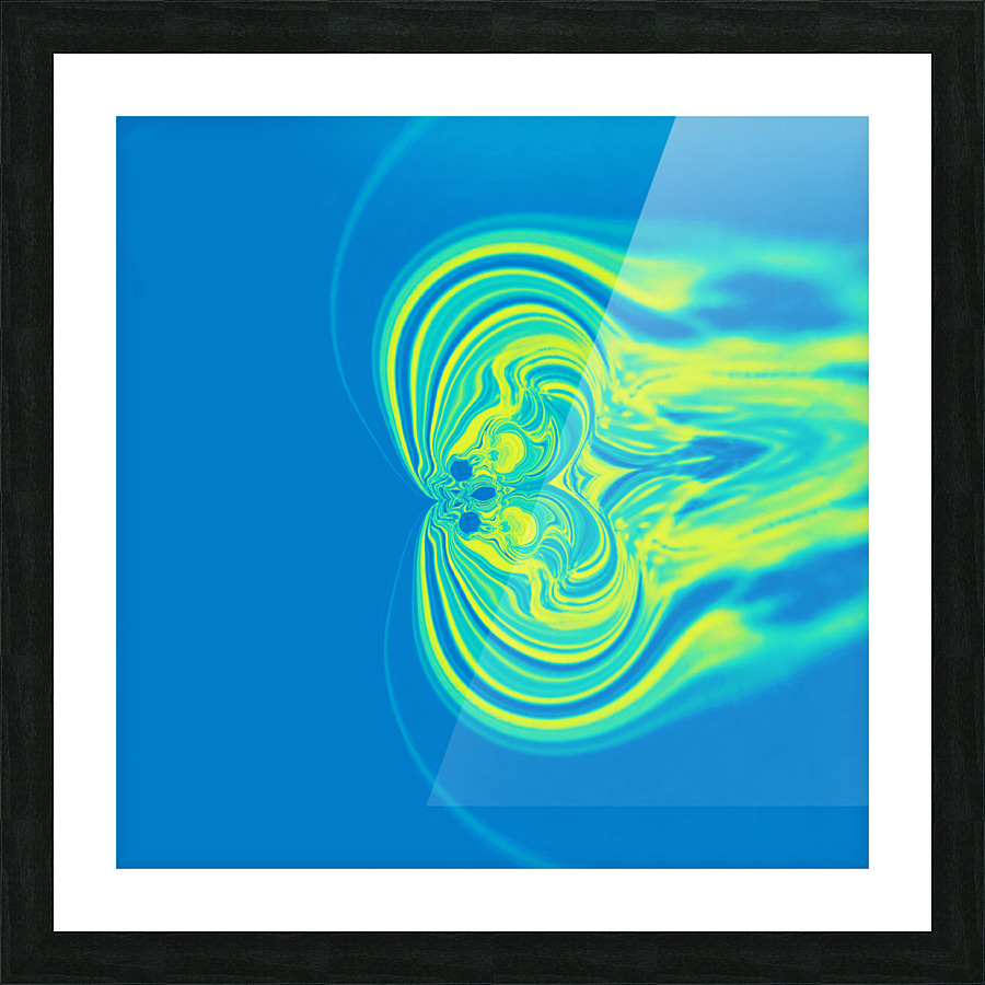 Jellyfish - Neon Picture Frame print