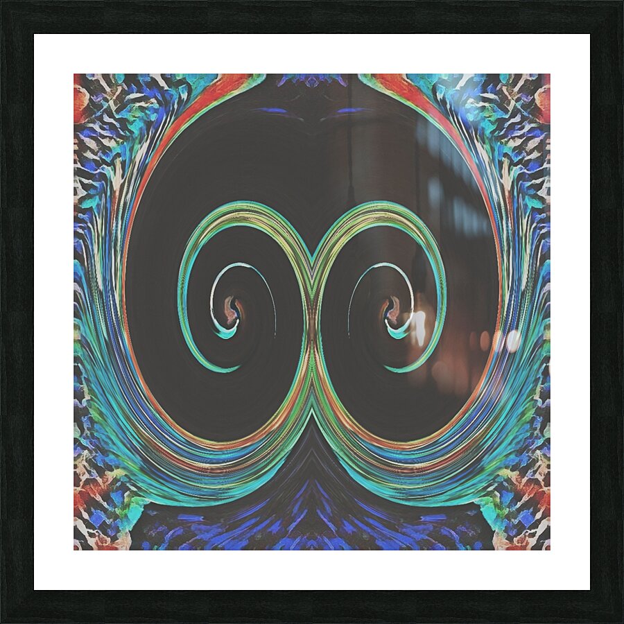 Brain Waves Picture Frame print