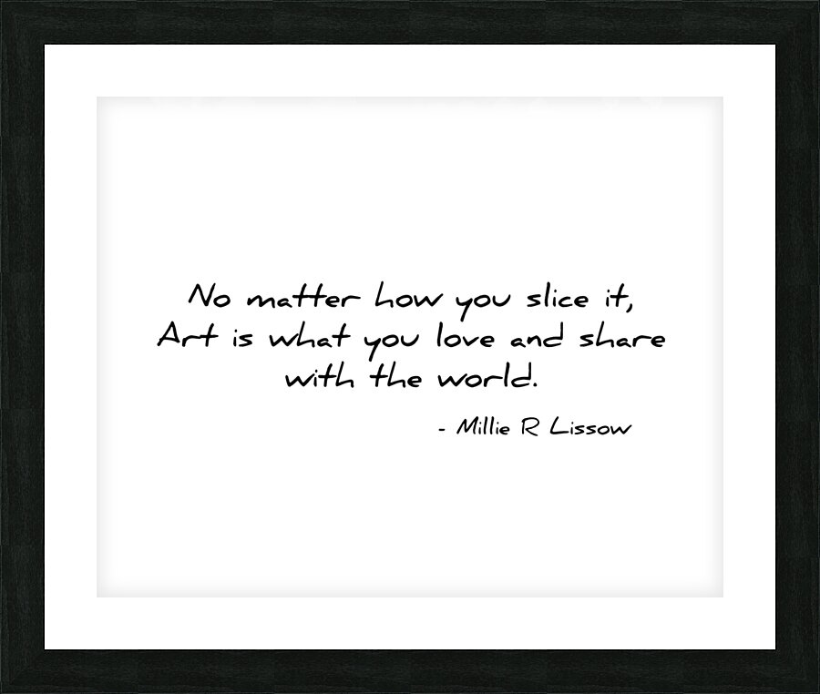 Inspiration Picture Frame print