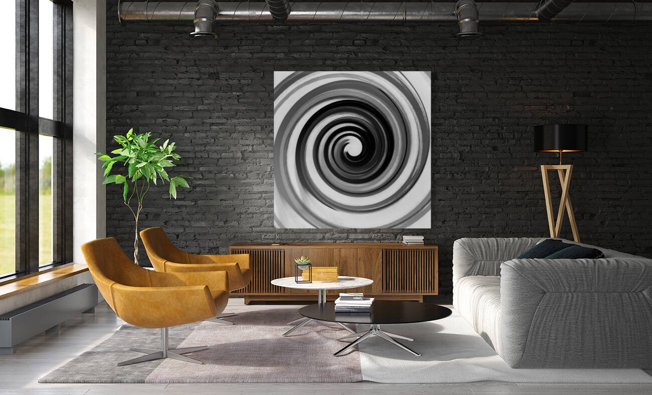 Darkened Spiral Reproduction