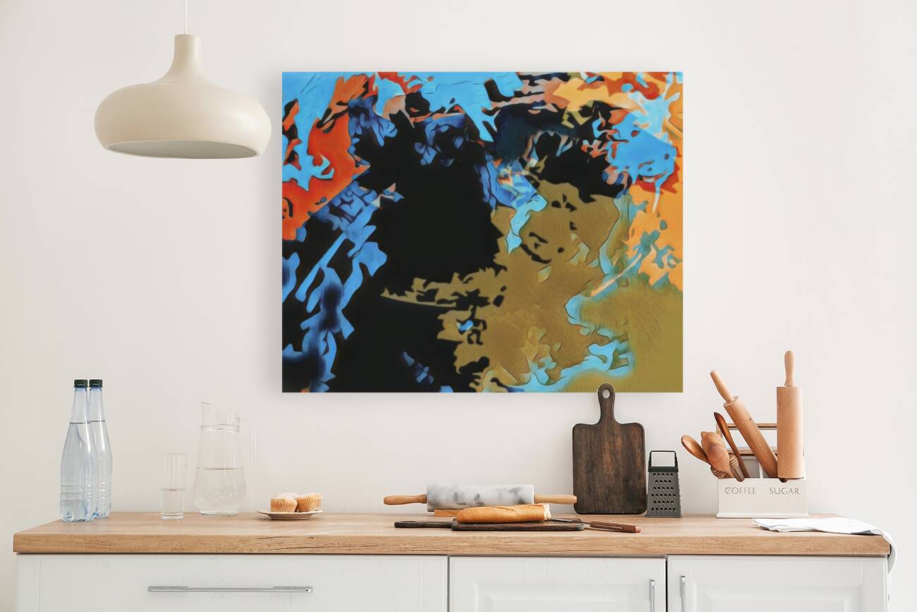 Chaotic Brushstrokes Reproduction