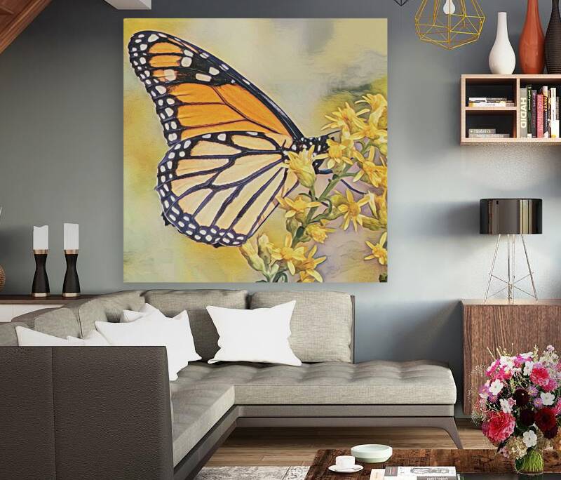 Butterfly on Flower Reproduction