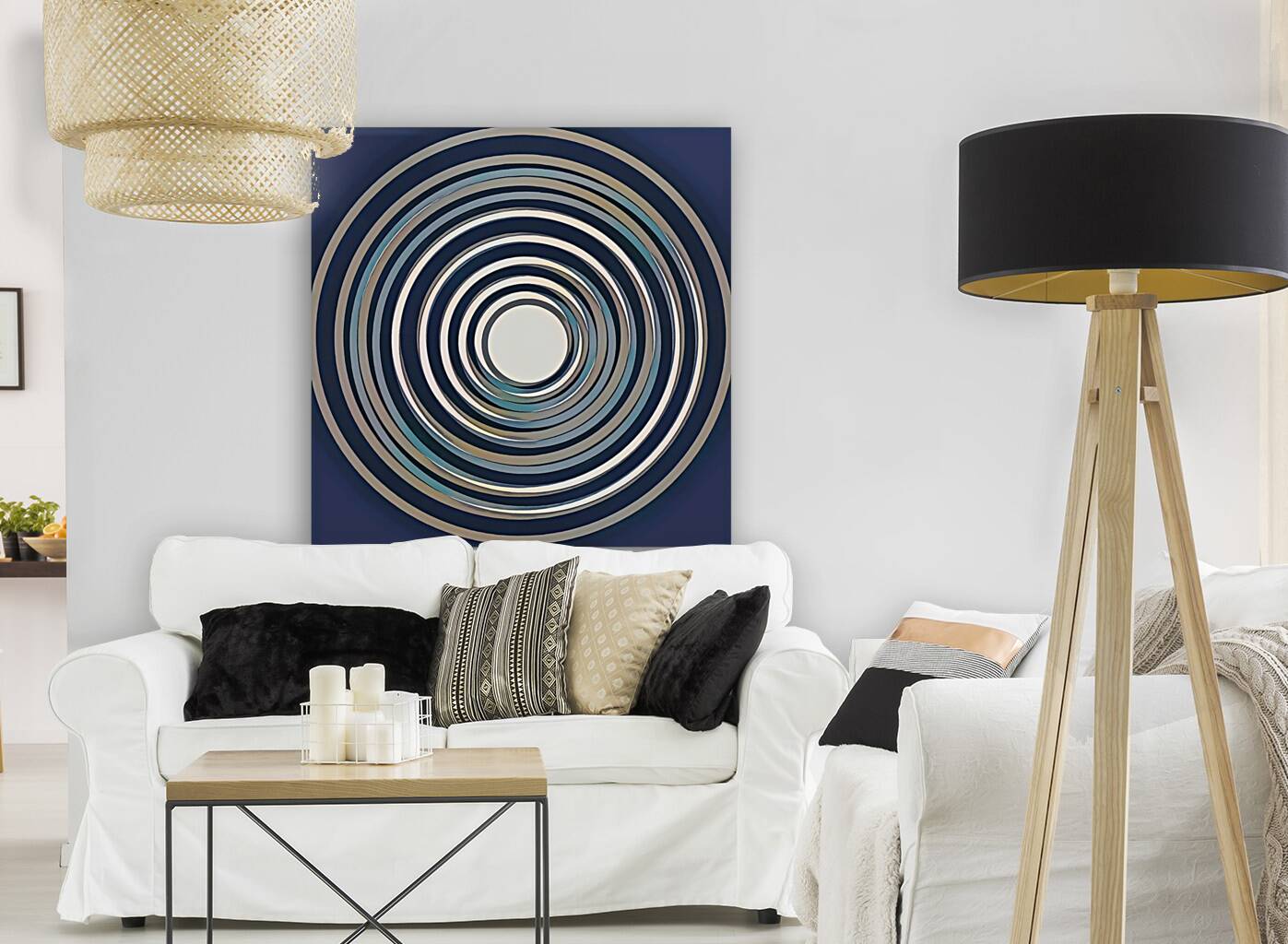 Blue - Grey Wheel Reproduction