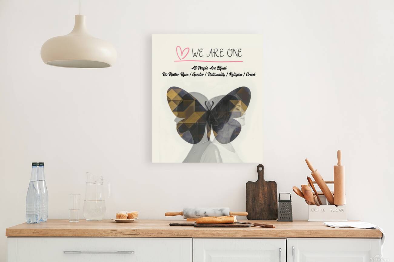 WE ARE ONE - With Text Reproduction