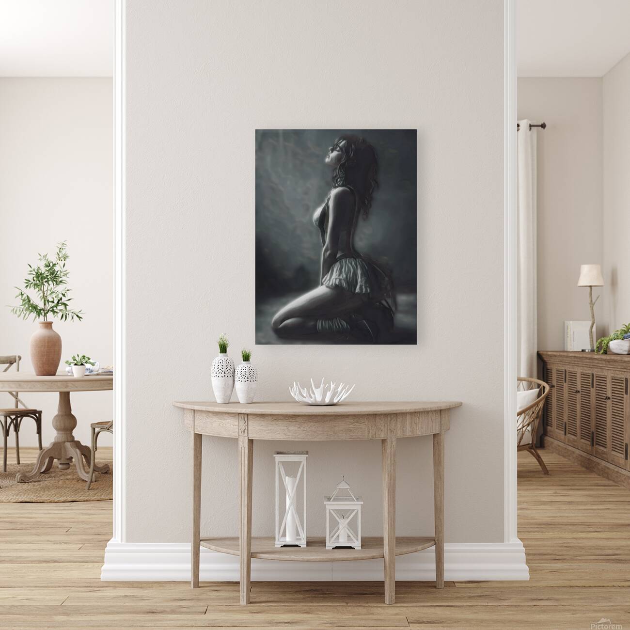 Arched Silence - B&W Reproduction