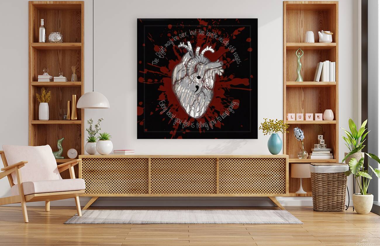 Warriors Heart - with text Reproduction
