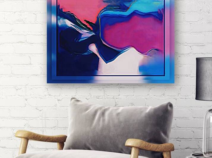 Splashed Frame by Millie R Lissow