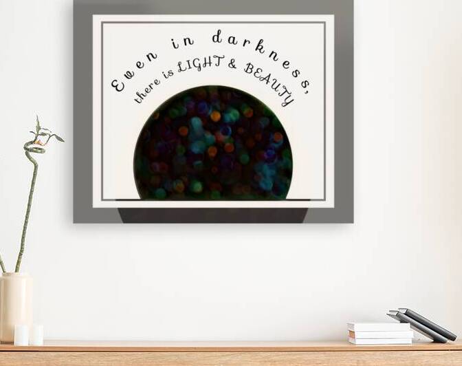 Glow Ball with Text by Millie R Lissow