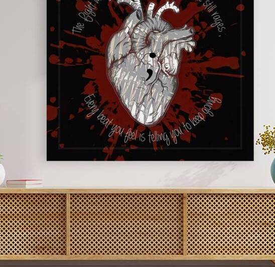 Warriors Heart - with text by Millie R Lissow