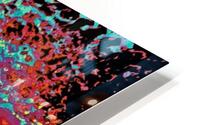Layered rainbow Spray HD Metal print