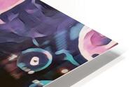 Fluid Motion Colored HD Metal print