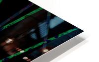 Neon Lines HD Metal print