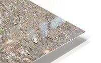 Cracked Slate Stone HD Metal print