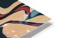 Electric Lines - Red & Blue HD Metal print
